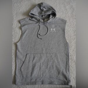 Under Armour Heather Gray Sleeveless Hoodie
